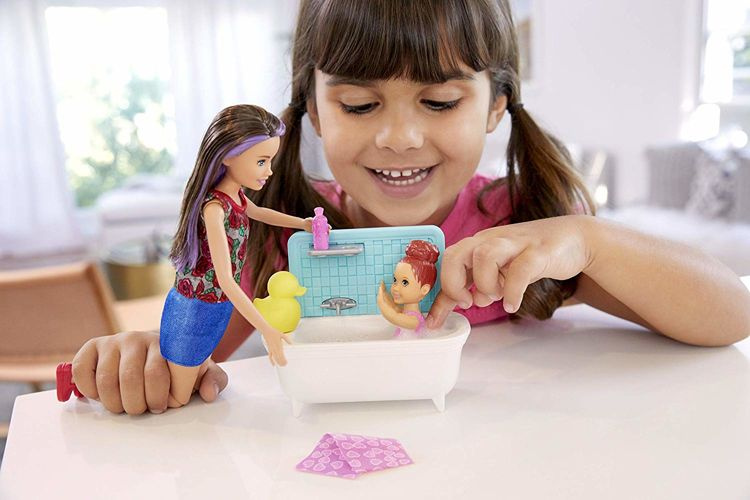 Lalka Barbie Opiekunka z Wanna SKIPPER 