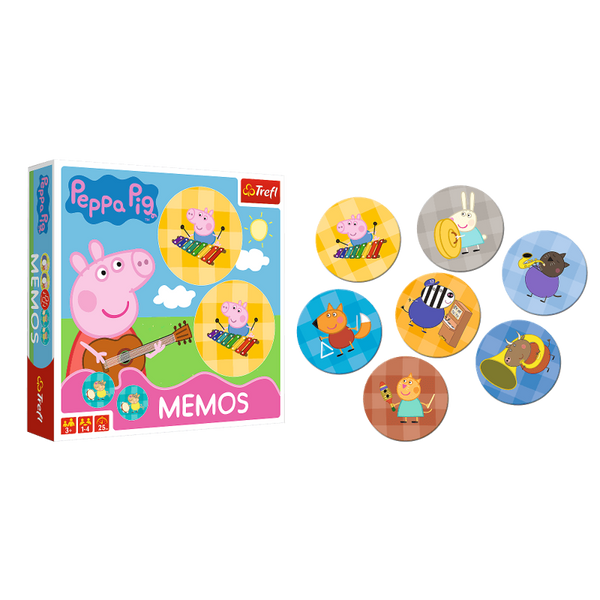 Gra Memos Świnka Peppa Trefl 01893