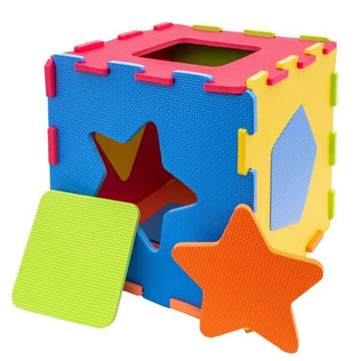 Mata Puzzle piankowe Kształty 9 el. Smily Play