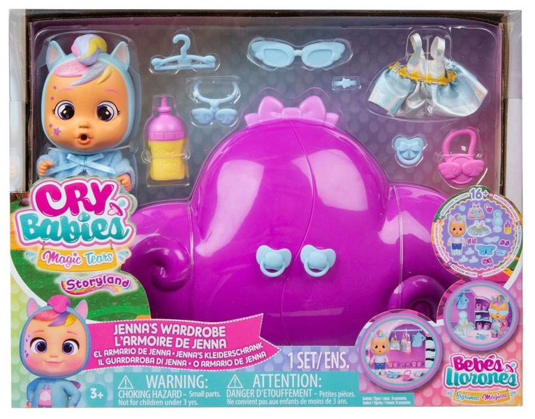 Cry Babies Magic Tears Garderoba lalka JENNA
