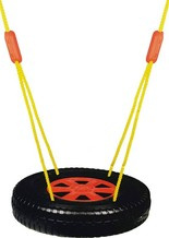 Huśtawka plastikowa Opona na sznurkach