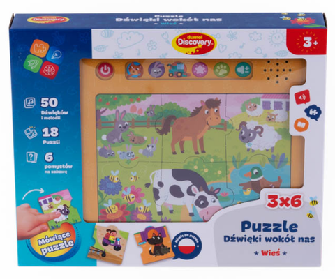 Puzzle Dźwięki wokół nas Wieś Dumel Discovery