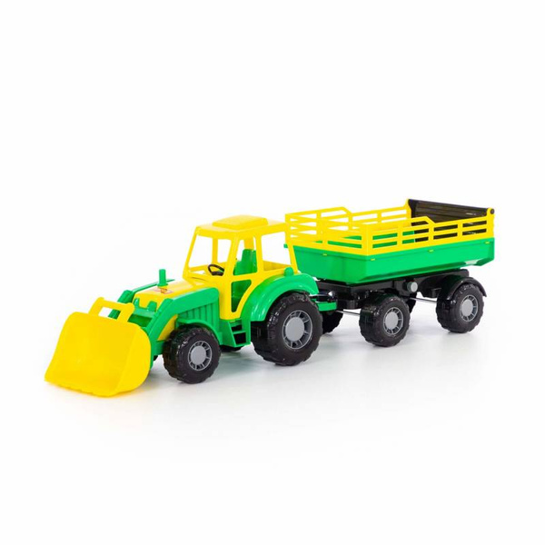 Traktor z przyczepą i łyżką MAJSTER 2 kolory 35363