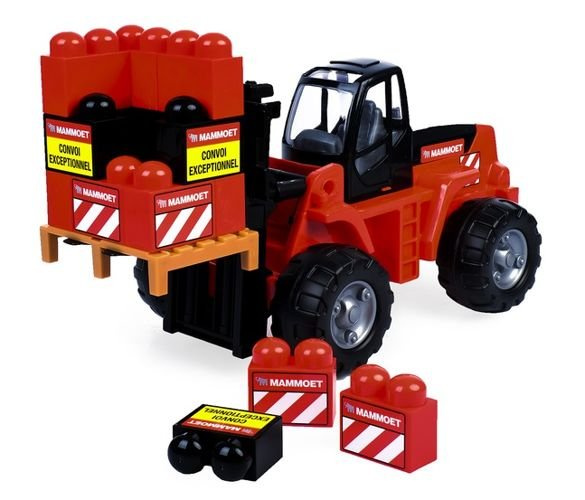 MAMMOET Wózek widłowy + klocki 15el. 62734