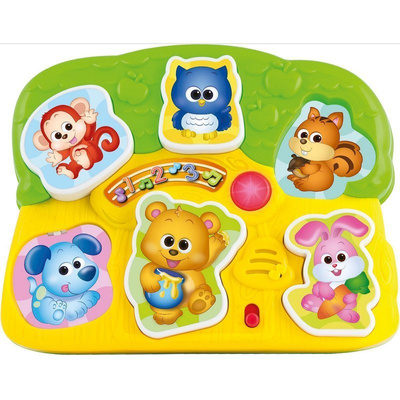 Zwierzaczkowe Puzzle Światełka Dźwięk Smily Play