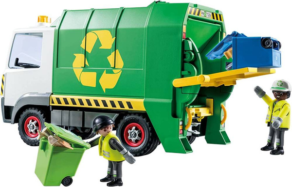 Playmobil 71234 City Life Śmieciarka Samochód recykling