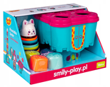 Duża Piramidka Sorter Zamek Króliczka 58cm Smily