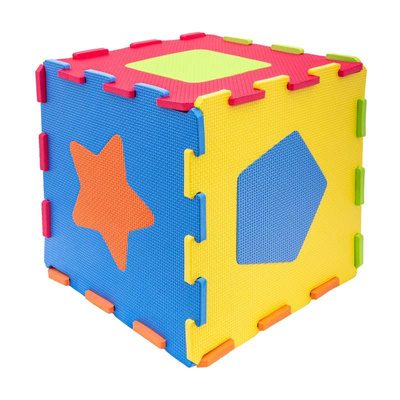 Mata Puzzle piankowe Kształty 9 el. Smily Play