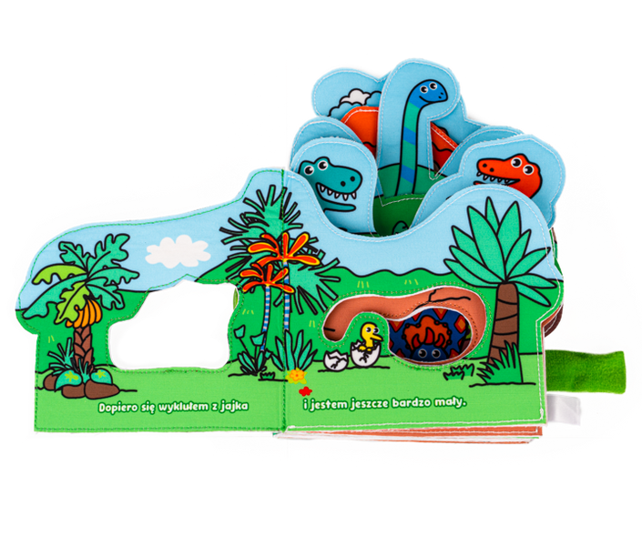 Książeczka Świat Dinozaurów Jolly Baby Dumel