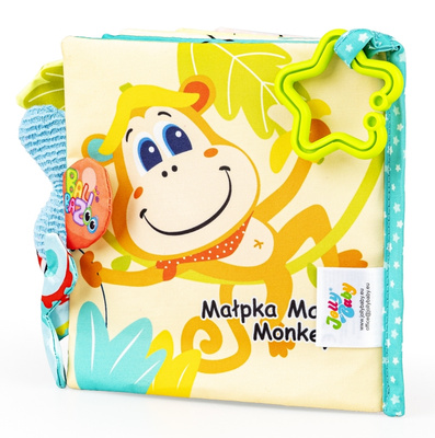 Jolly Baby Książeczka Zwierzaki na urodzinach Ogonki