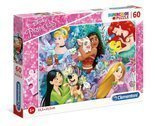 Puzzle 60 Disney Princess Księżniczki Clementoni