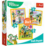 Puzzle 3w1 Rodzina Treflików Razem wesoło Trefl