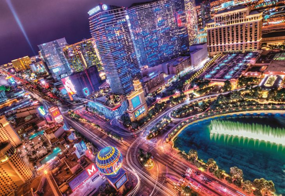Puzzle 2000 HQ Las Vegas Clementoni