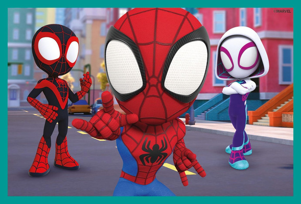 Cubi Klocki obrazkowe 6 el. Spidey Clementoni