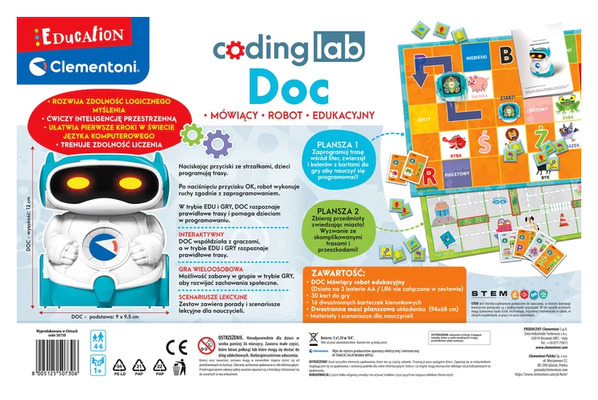 Mówiący Robot Edukacyjny DOC Clementoni