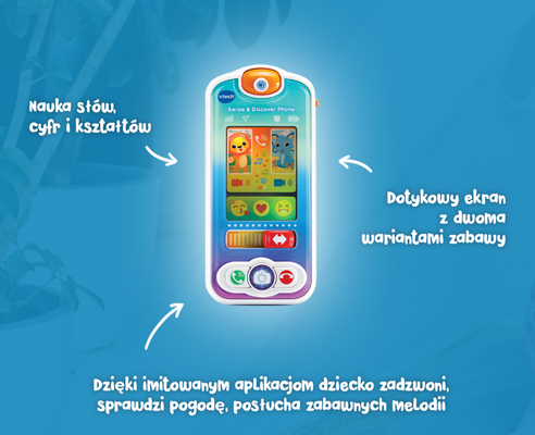VTech Smartfonik Malego Odkrywcy telefonik