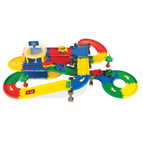 Mega Garaż z trasą Play Tracks Garage Wader 53140