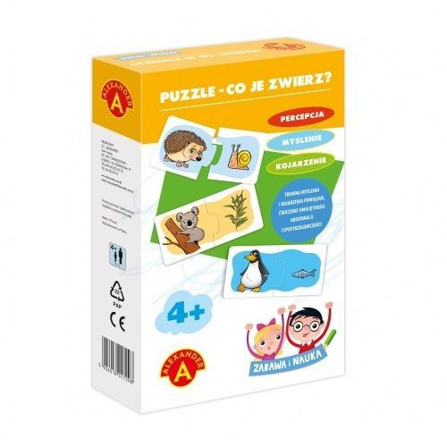 Puzzle - Co je zwierz Nauka i Zabawa Alexander