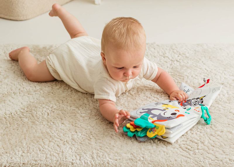 Jolly Baby Książeczka Sprytne Zwierzaki Ogonki