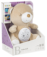 Miś pluszowy projektor, muzyka, światła