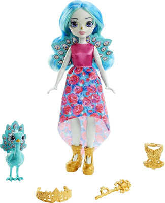 Lalka Royal Enchantimals Queen Paradisei Rainbow Paw Mattel