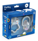 GiliGums Zestaw Grzechoczący szary