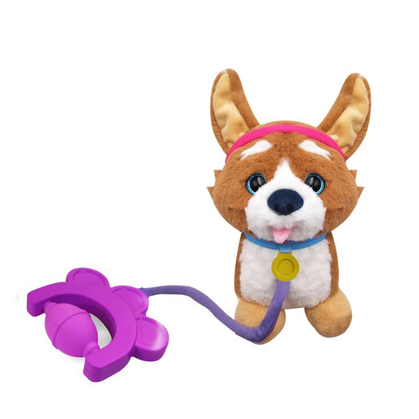 Sprint Piesek Corgi interaktywny na smyczy TM Toys