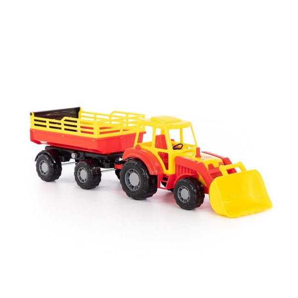 Traktor z przyczepą i łyżką MAJSTER 2 kolory 35363