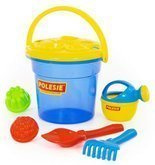 Wiaderko Maxi z kompletem do piasku Polesie 43696