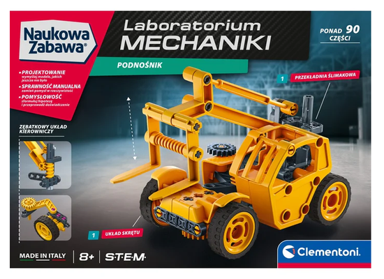 Laboratorium Mechaniki - Podnośnik teleskopowy Clementoni
