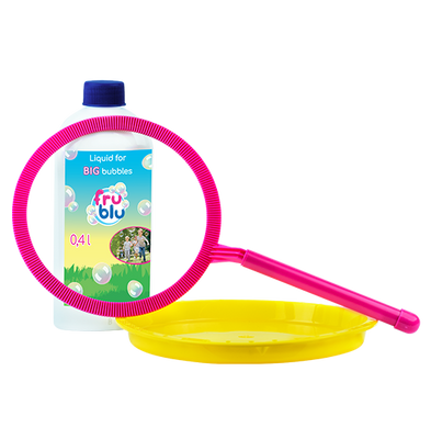 Fru Blu Bańki mydlane Zestaw Obręcz + Płyn 0,4L