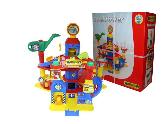Parking 4-poziomowy z samochodami 47855