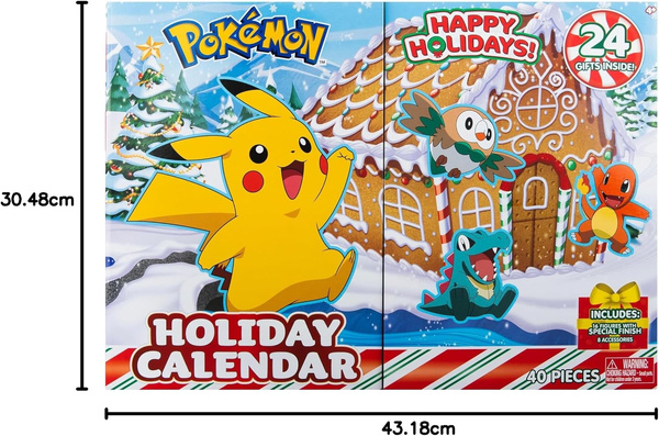 Kalendarz Adwentowy Pokemon Figurki 24 Niespodzianki