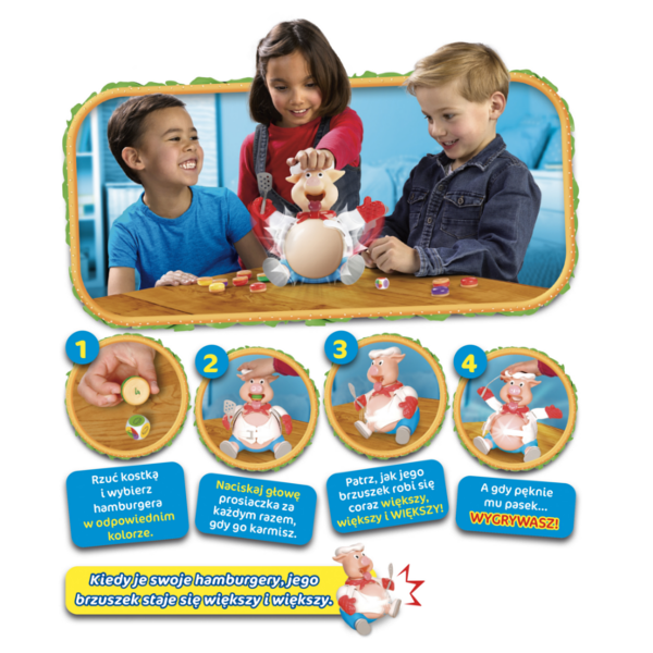 Gra Prosiaczek Piggy Pop Nie pękaj Prosiaczku Goliath