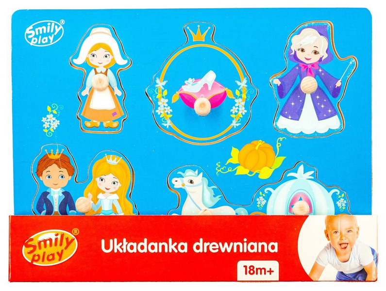 UKŁADANKA KOPCIUSZEK SMILY PLAY 6/24