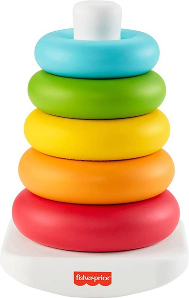 Piramidka z kółek Układanka Fisher Price