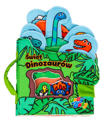 Książeczka Świat Dinozaurów Jolly Baby Dumel