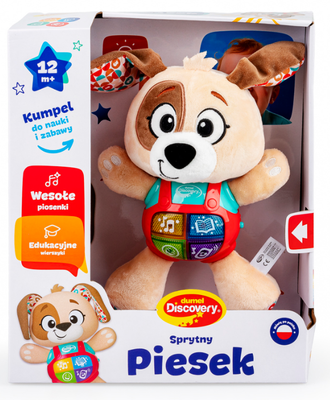 Sprytny Piesek interaktywny pluszowy Dumel Discovery