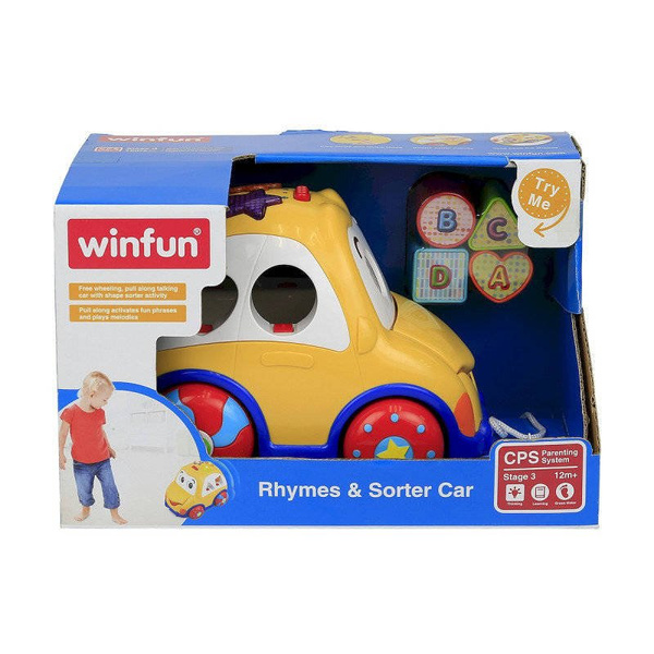 Mówiące Auto - sorter Wesołek do ciągnięcia Winfun