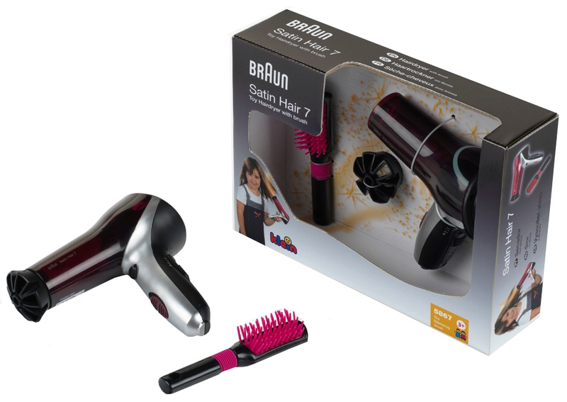 Klein 5867 Braun Suszarka do włosów dla dzieci z akcesoriami