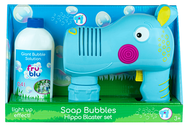 FRU BLU Blaster Hippo Pistolet na bańki +Płyn 0,4L