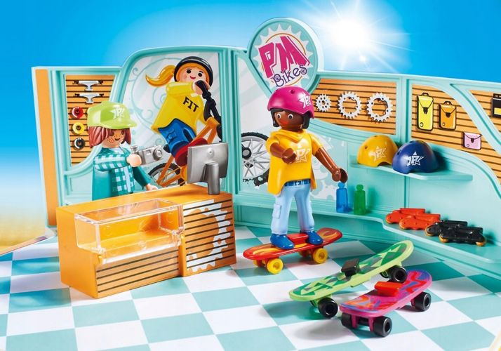 Playmobil City 9402 Sklep rowerowy i skateboardowy