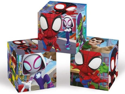 Cubi Klocki obrazkowe 6 el. Spidey Clementoni