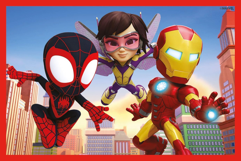 Cubi Klocki obrazkowe 6 el. Spidey Clementoni