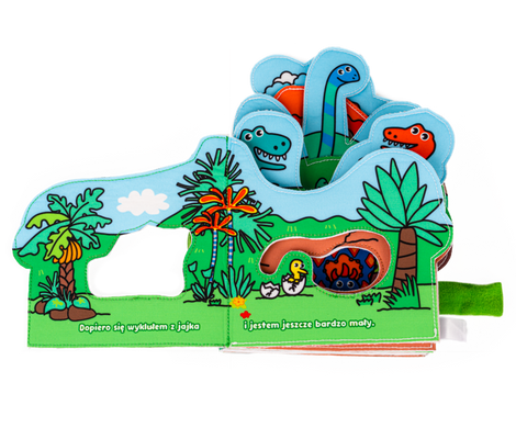 Książeczka Świat Dinozaurów Jolly Baby Dumel