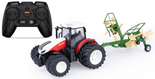 Agro Pojazdy Traktor RC + zgrabiarka Dumel czerwony