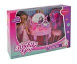 Laleczka 16 cm toaletka akcesoria 2 wzory