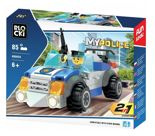 Klocki BLOCKI Policja 2w1 85 el. Auto policyjne