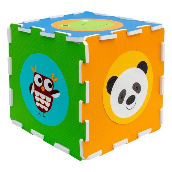Mata piankowa Zwierzęta 9 el. Puzzle Smily Play