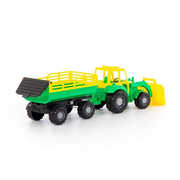 Traktor z przyczepą i łyżką MAJSTER 2 kolory 35363